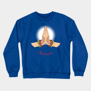 Namaste Hands 1 Crewneck Sweatshirt